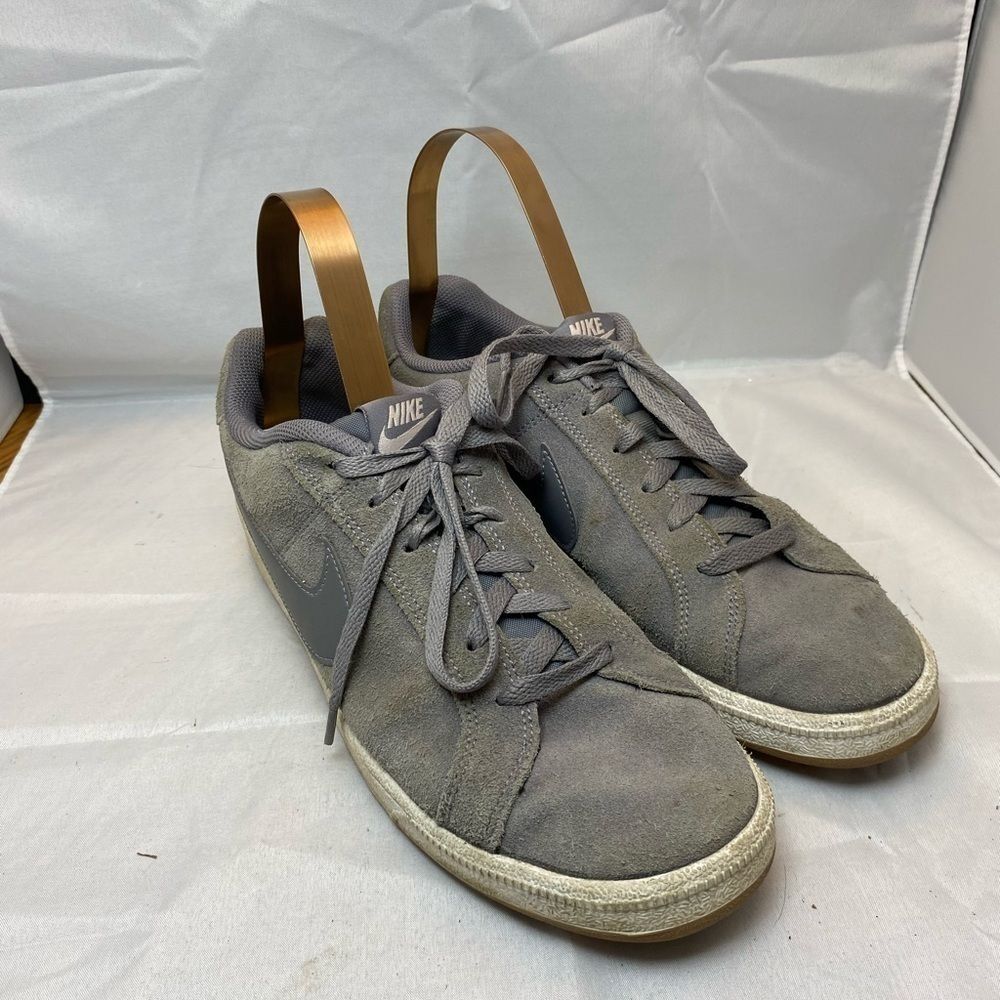 Nike Women's Court Royale Gray Suede Lace Up Shoes Women’s 10.5